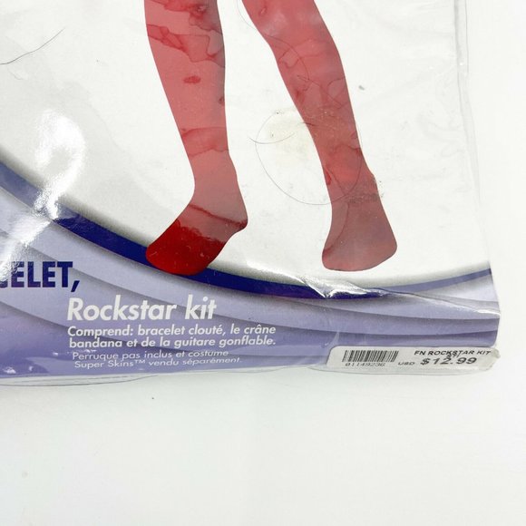 Spirit Halloween Child Unisex Super Skins Costume Rockstar Kit Guitar Bracelet - Picture 6 of 8